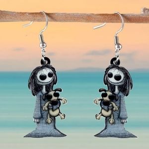 Spooky Halloween Monster Scary Zombie Earrings